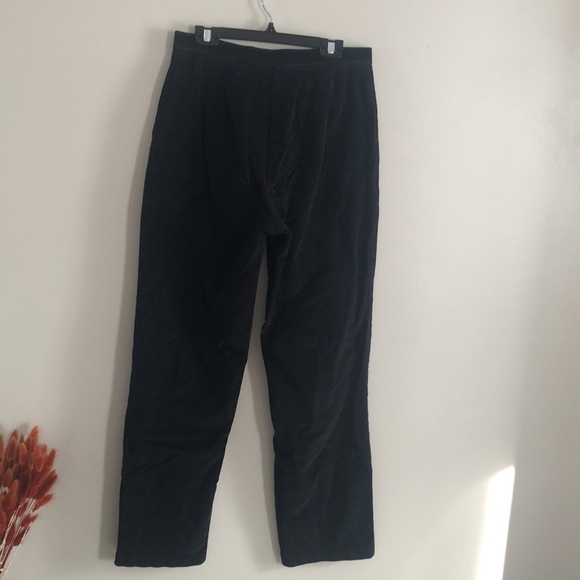 Corduroy Northern Reflections Black High Rise Barrel Pants - Picture 3 of 7